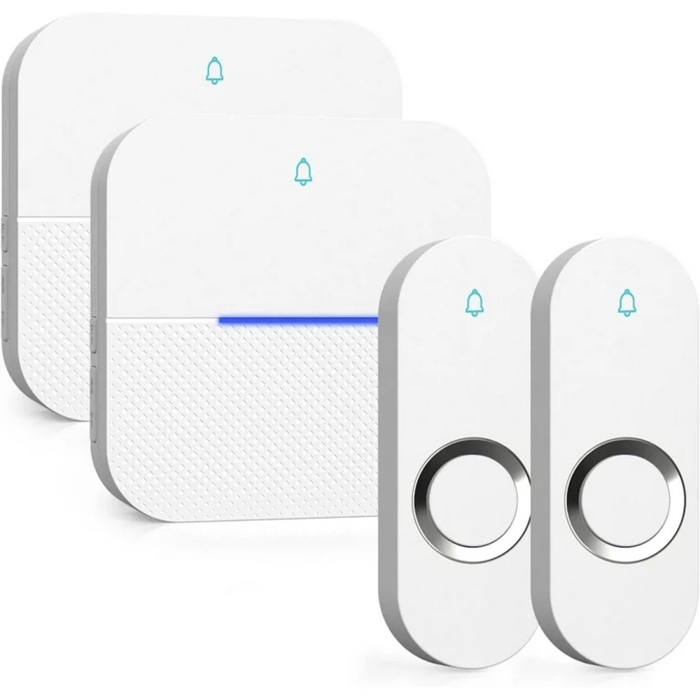 AIDA Lighted Wireless Doorbell, Home Waterproof Doorbell 1,000ft Range